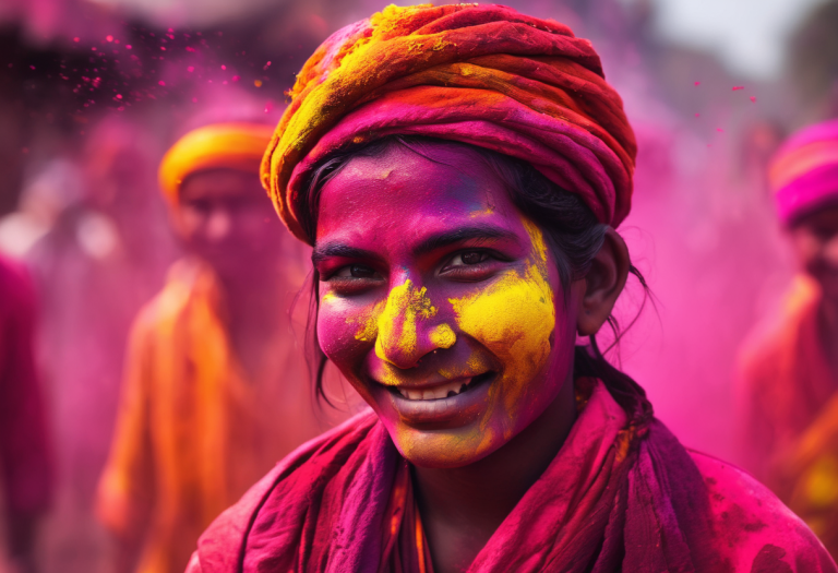 The Vibrant Colors and Traditions of Holi Celebrations in Nepal